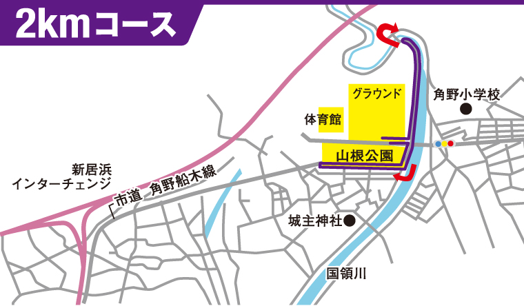 ハーフマラソンコースマップ
